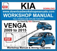 Kia Venga Service Repair Workshop Manual Download